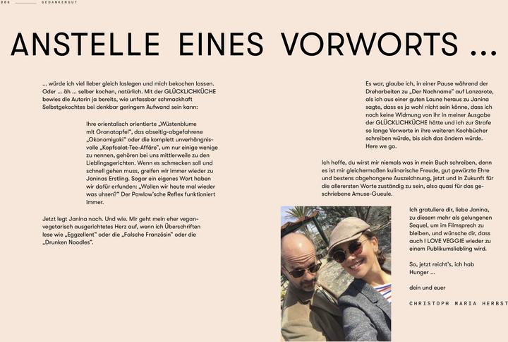 Produktbild I Love Veggie (Deutsch, Tim Gutke, Janina Uhse, Janina and Food, 2021)