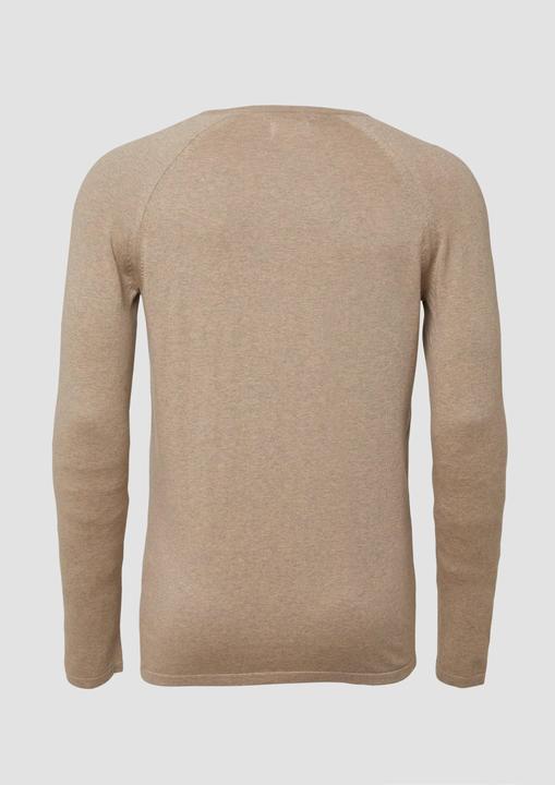 Produktbild s.Oliver Strickpullover Raglanpullover aus reiner Baumwolle (XXL)