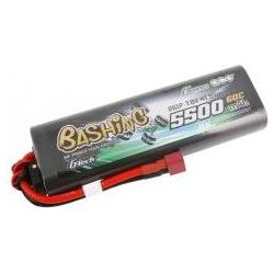 Thumbnail - Gens Ace Battery 5500mAh 7.6V 60C 2S1P HV with T Plug (7.60 V, 5500 mAh)
