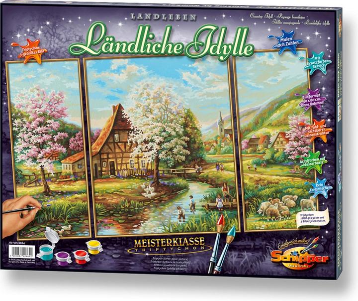 Actual product image Schipper Painting by numbers - Rural idyll