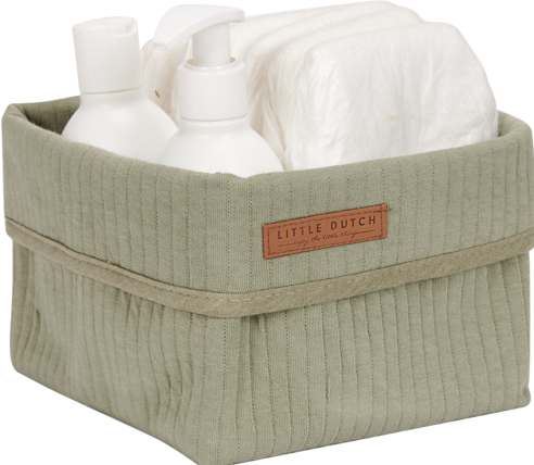 Little Dutch Panier à langer Pure Olive Petit TE