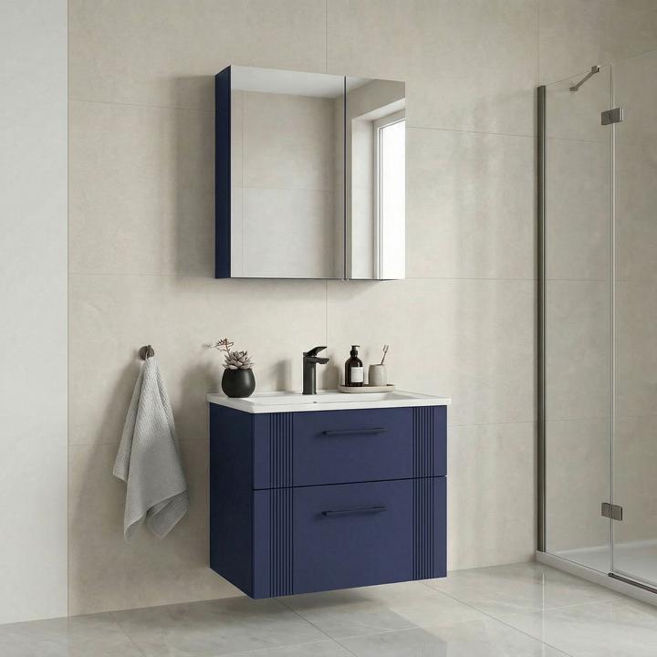 Produktbild Homitis Bari 65 v2 Bathroom Cabinet With Sink & Mirror Set (2 Pieces)