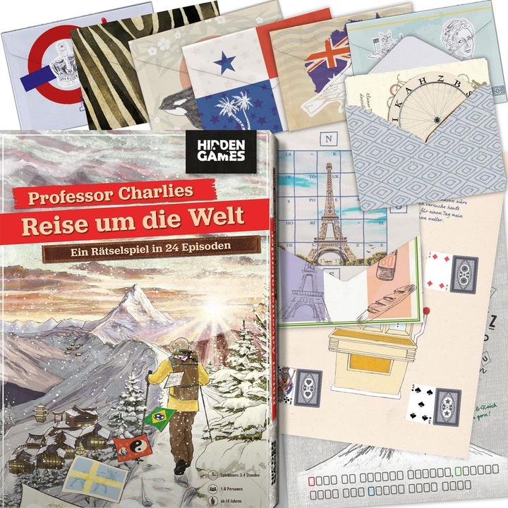 Actual product image Hidden Games Professor Charlie's Journey Around the World (German, 1 - 6 Players)