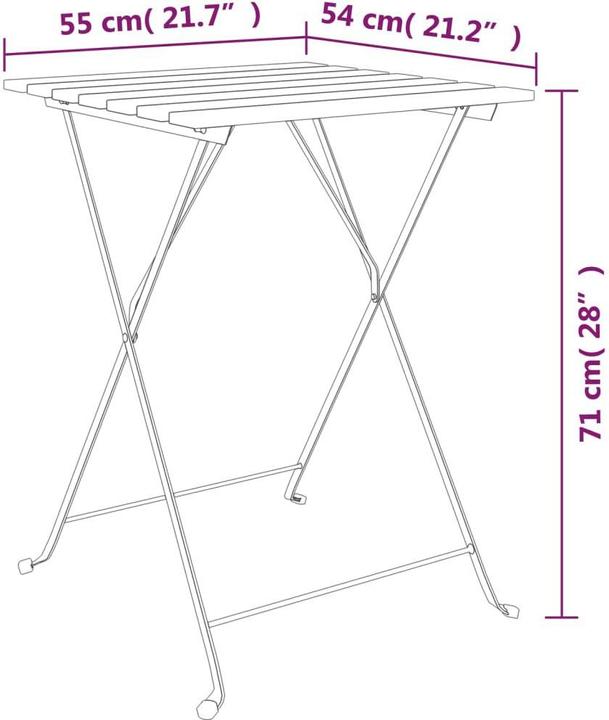 Image du produit vidaXL Bistro Set