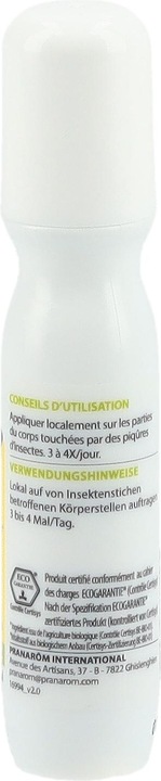 Actual product image Pranarom AROMAPIC - Roll-on after insect bite organic (15 ml)