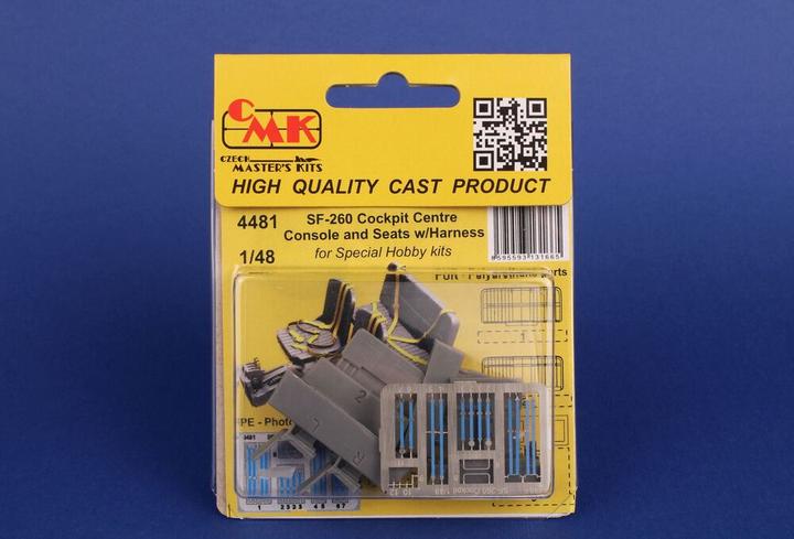 Image du produit CMK SF-260 Console centrale de cockpit et sièges avec harnais / pour kits SH