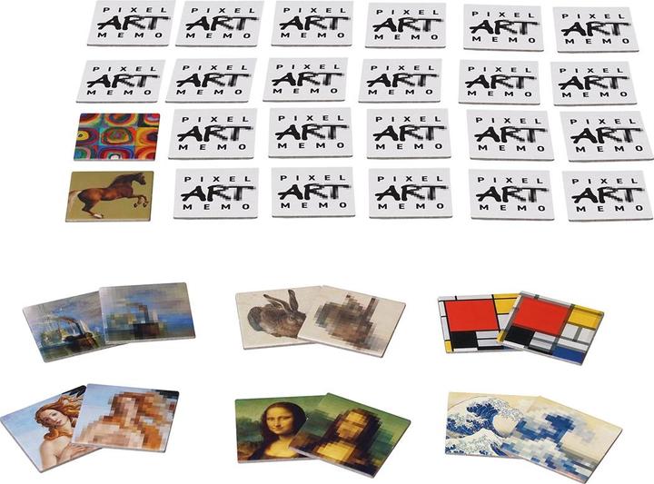Actual product image Piatnik Pixel Art Memo f (French, German, 2 - 6 Players)