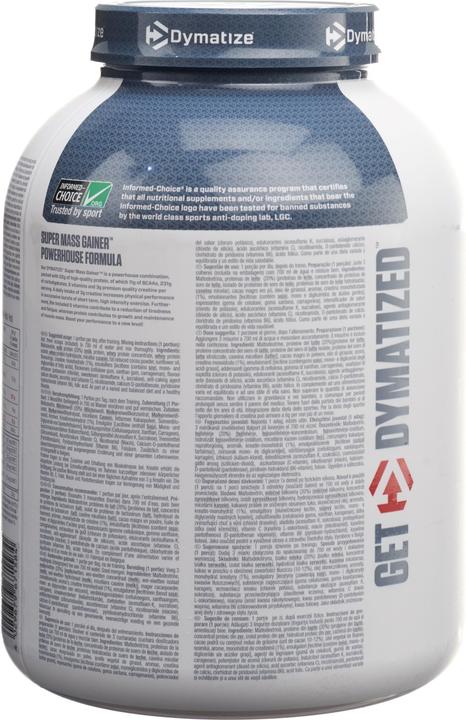 Actual product image Dymatize Super Mass Gainer Chocolate (Chocolate, 1 x, 2943 g)