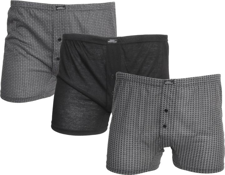 Produktbild Tom Franks JerseyBoxershorts gemustert 3erPack (M, 3er Pack)