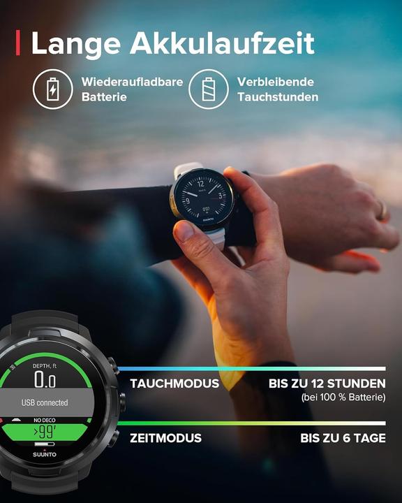Immagine prodotto Suunto D5 tutto nero con cavo USB