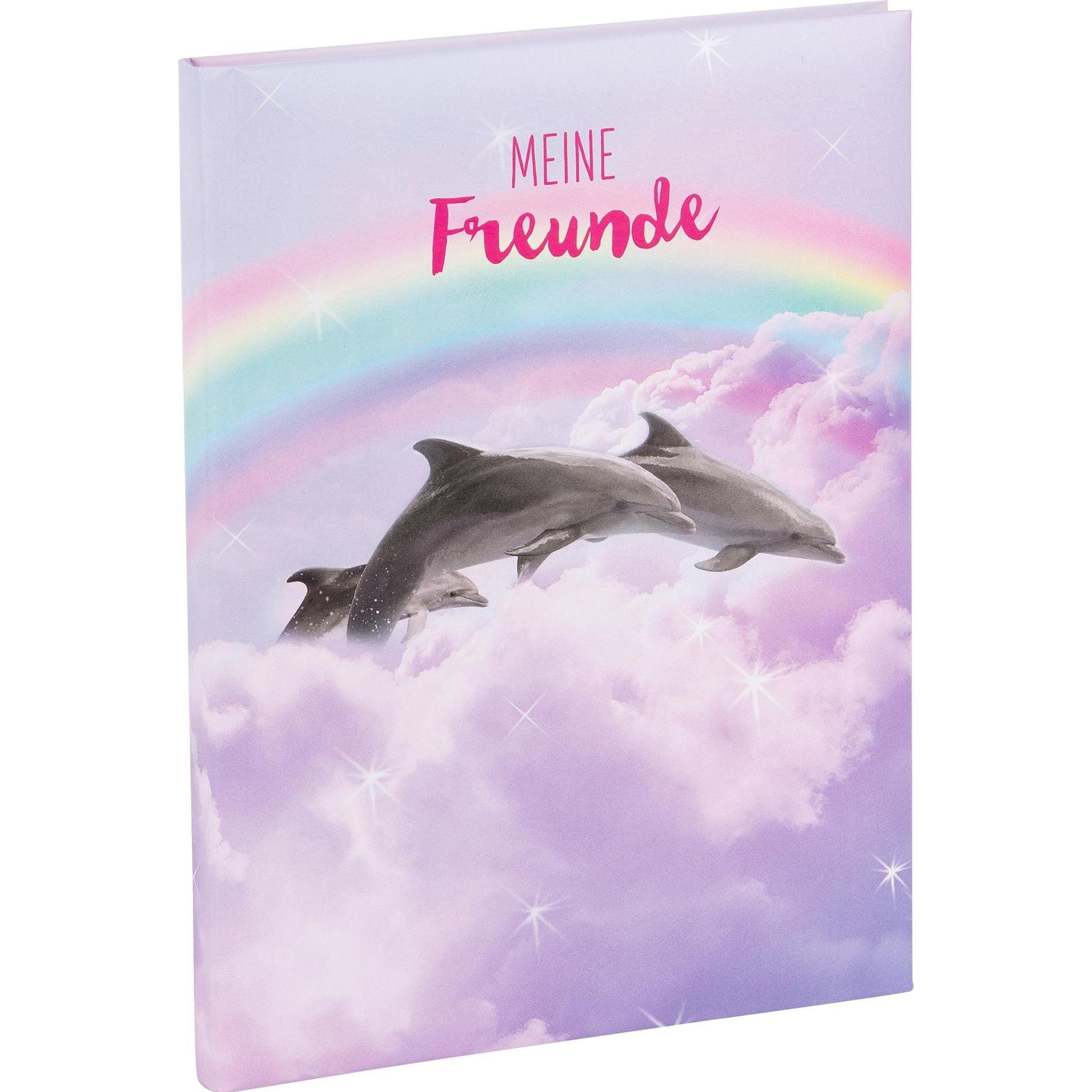 Goldbuch, Heft + Block, Freundebuch (A5, Liniert, Harter Einband)