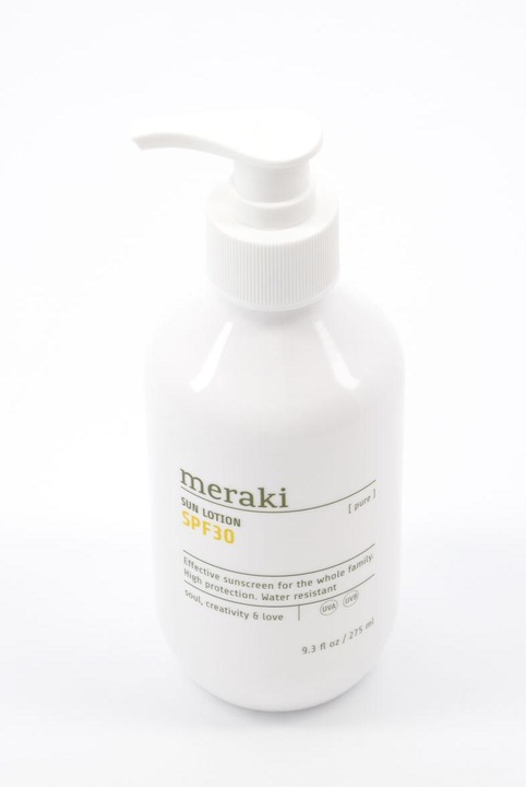 Actual product image Meraki Sunscreen, Pure (Suntan cream, SPF 30, 275 ml, 280 g)