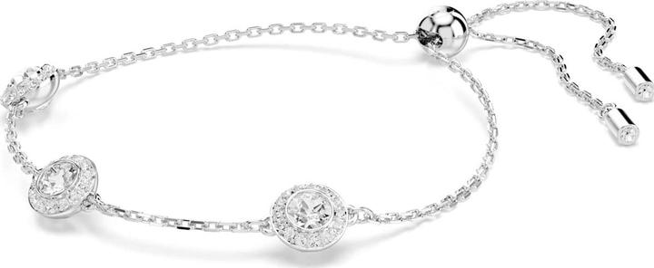 Actual product image Swarovski Una Angelic Armband Rundschliff Doppelseitige Motive Weiss Rhodiniert (24 cm, Swarovski Metal)