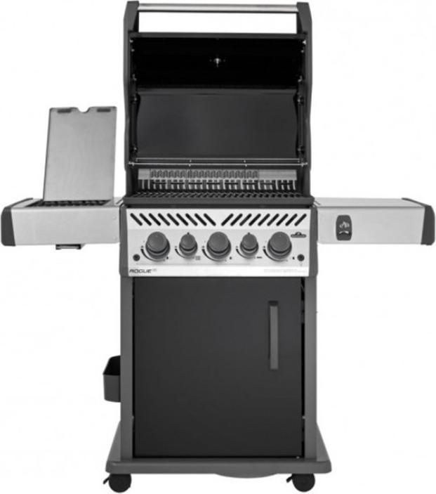 Produktbild Napoleon Rogue SE 425 RSIB schwarz inkl. Drehspiess - NEU(mit Gusseisen Grillrost) (20.45 kW)