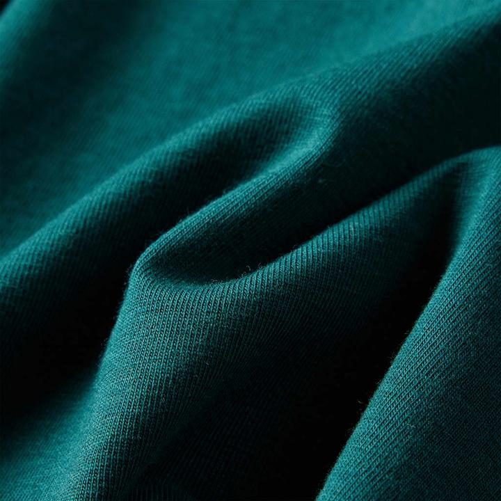 Immagine prodotto vidaXL Camicia da bambino a maniche lunghe verde scuro 92,Materiale: 95 % cotone (92)