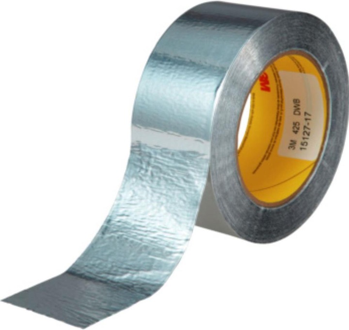 Immagine prodotto 3M Nastro adesivo in alluminio 425, argento, 38 mm x 55m, spessore 0,12 mm (38 mm)