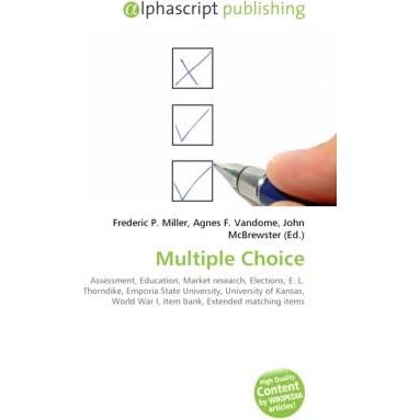Multiple Choice, Fachbücher von Agnes F. Vandome, Frederic P. Miller, John McBrewster