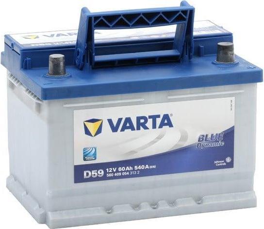 Actual product image Varta Blue Dynamic D59 (12 V, 60 Ah, 540 A)