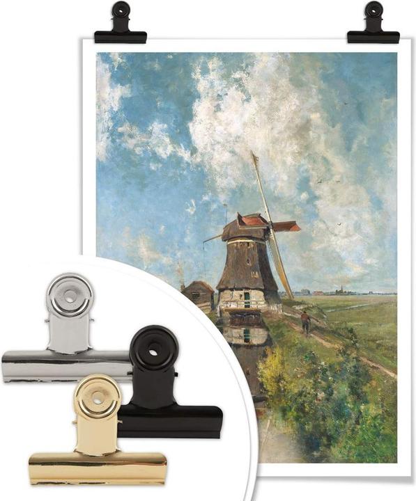 Image du produit Trenddeko Moulin à vent dans un polder (24 x 30 cm)