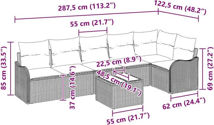 Produktbild vidaXL Caitlin