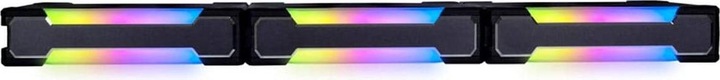 Actual product image Lian-Li UNI FAN SL120 V2 RGB PWM fan, 3-pack - 120mm, black (120 mm, 3 x)