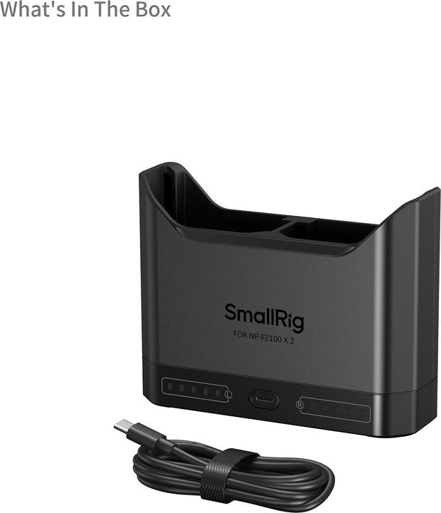 Image du produit SmallRig 5489 Camera Battery Charger for NP-FZ100 (Chargeur de batterie d'appareil photo)