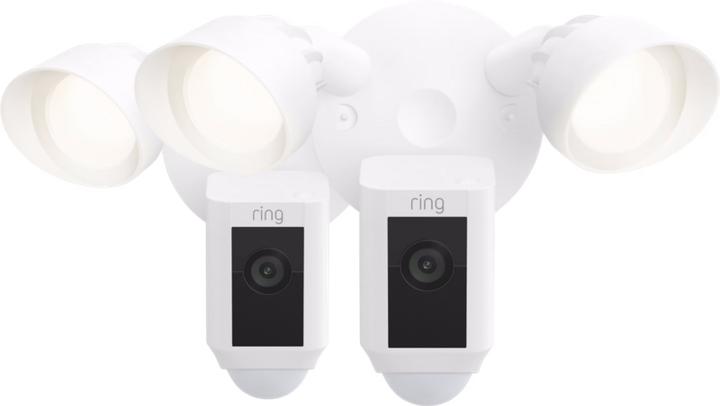 Image du produit Ring Floodlight Cam Wired Plus Wit Duo-pack