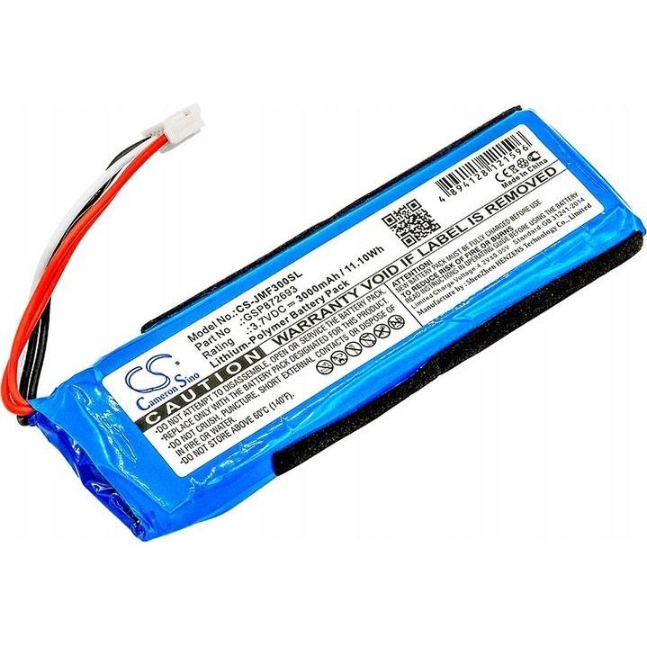 CS Cameron Sino Batteria per Jbl Flip 3 ecc. (1 pz., Specifico del dispositivo, 3000 mAh), Batterie + pile