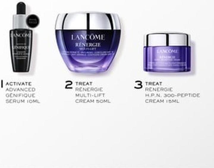 Immagine prodotto Lancôme Set Rénergie Crème Multi-lift SPF 50ml + H.P.N. 300-Peptide Cream 15ml + Génifique sérum 10m (Set per la cura del viso)