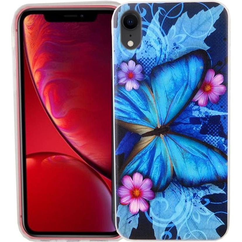König Design Apple iPhone XR Hülle Case Handy Cover Schutz Tasche Schutzhülle Bumper Blau (Apple iPhone XR), Smartphone ...