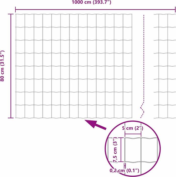 Produktbild vidaXL Eurozaun