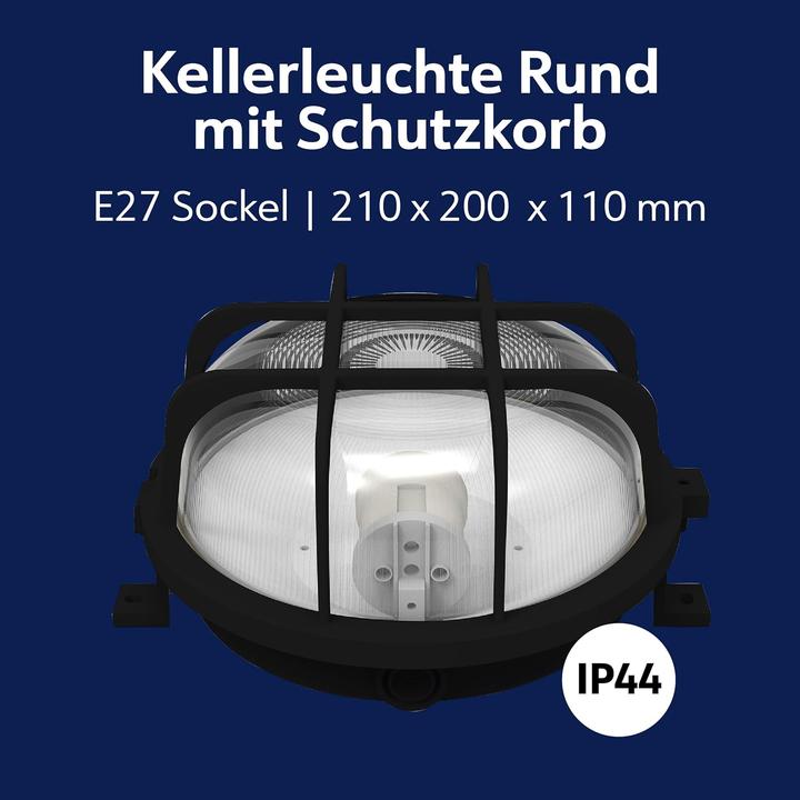 Immagine prodotto Müller Licht Lampada da parete e soffitto rotonda (800 lm, E27)