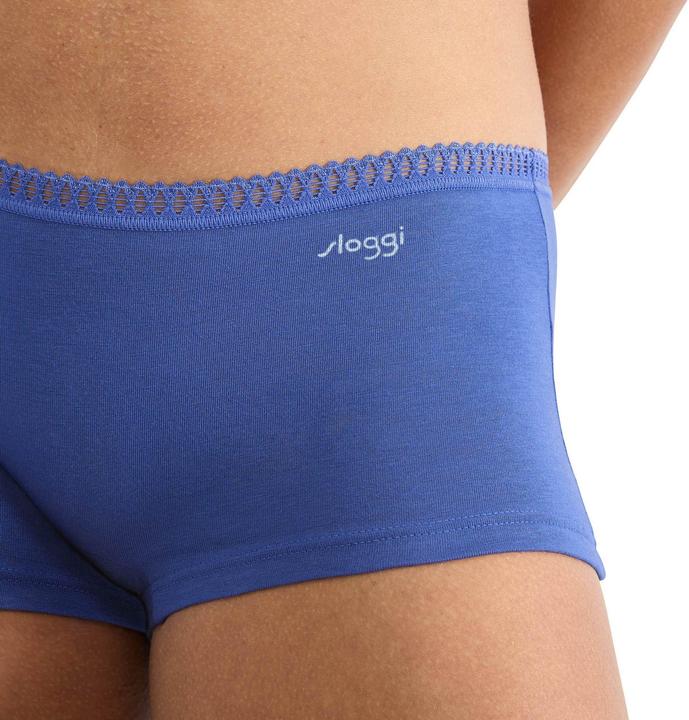 Produktbild Sloggi Langer Boxer Blue GO Crush (S, 3er Pack)