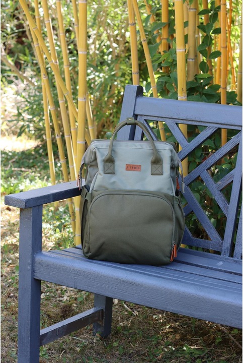 Actual product image Liini Changing rucksack olive rPET