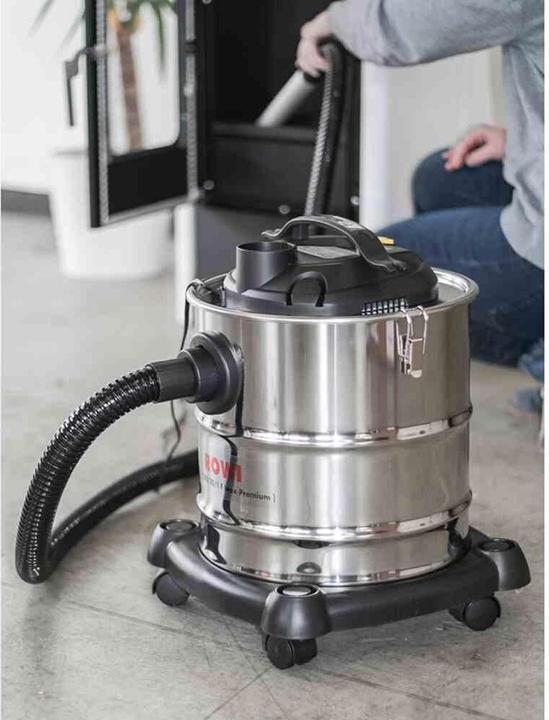 Actual product image Rowi Ash vacuum cleaner RAS 1200/20/1 F Inox Premium 1200 W (Ash vacuum cleaner)