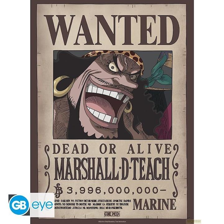 Produktbild ABYstyle One Piece - Wanted Shanks & Teach (52 x 38 cm)