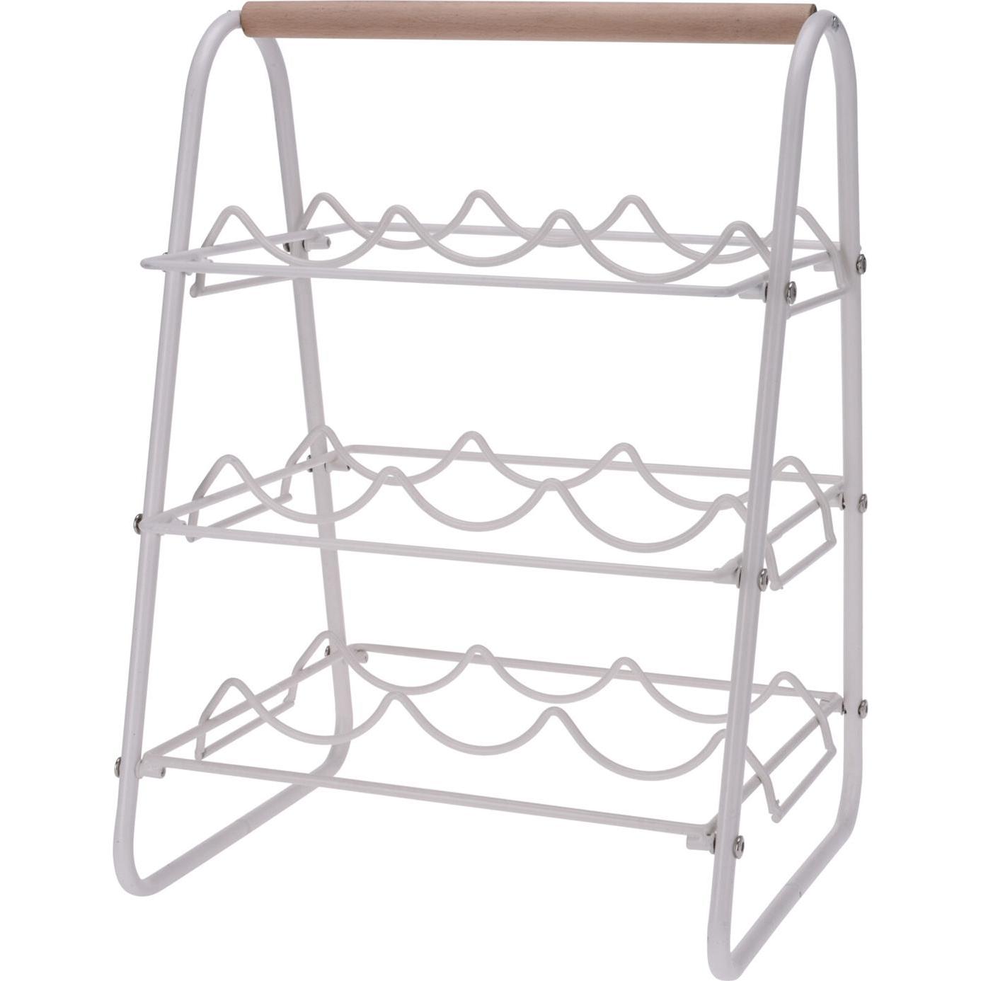 HTI-Living, Weinregal, Weinregal für 9 Flaschen (33 x 29 x 46 cm)