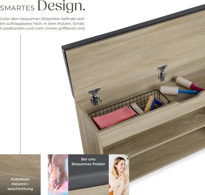 Produktbild tectake Madeline (104 x 30 x 49 cm)