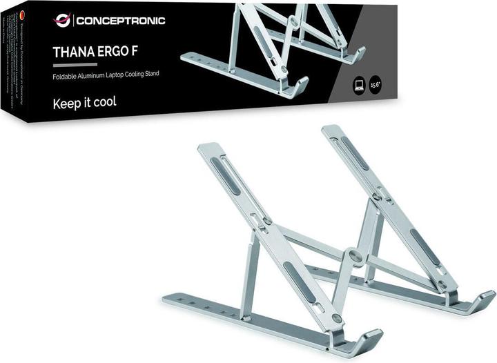 Image du produit Conceptronic Support de refroidissement 15.6"/Ergo.réglable sur 7 niveaux