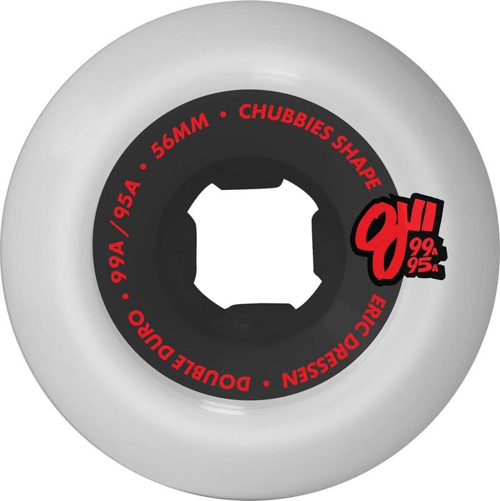 Produktbild Oj`s 99A/95A Double Duro Chubbies Rose Skull (56 mm)