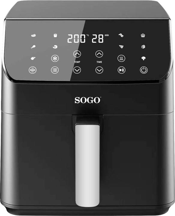 Actual product image Sogo Human Technology FRE-SS-10890 Hot air fryer 1700W Overheating protection, timer function, with