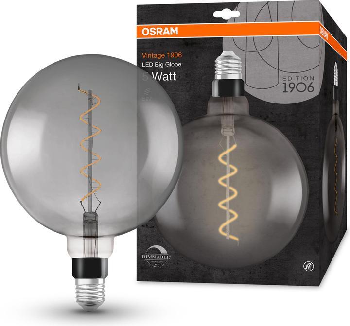 Produktbild Osram Vintage 1906 Led Classic Globe (E27, 5 W, 110 lm, 1 x, G)