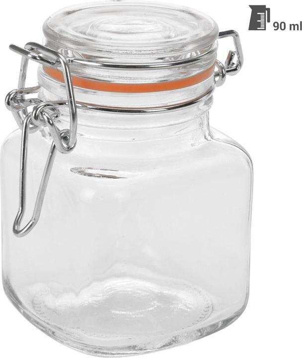 Actual product image Excellent Houseware Storage jar with swing stopper (0.09 l)