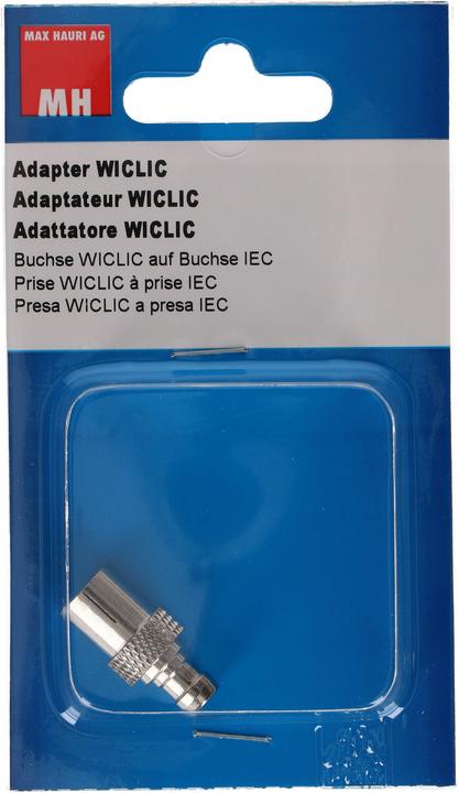 Produktbild Max Hauri Adapter WICLIC Buchse / Buchse IEC