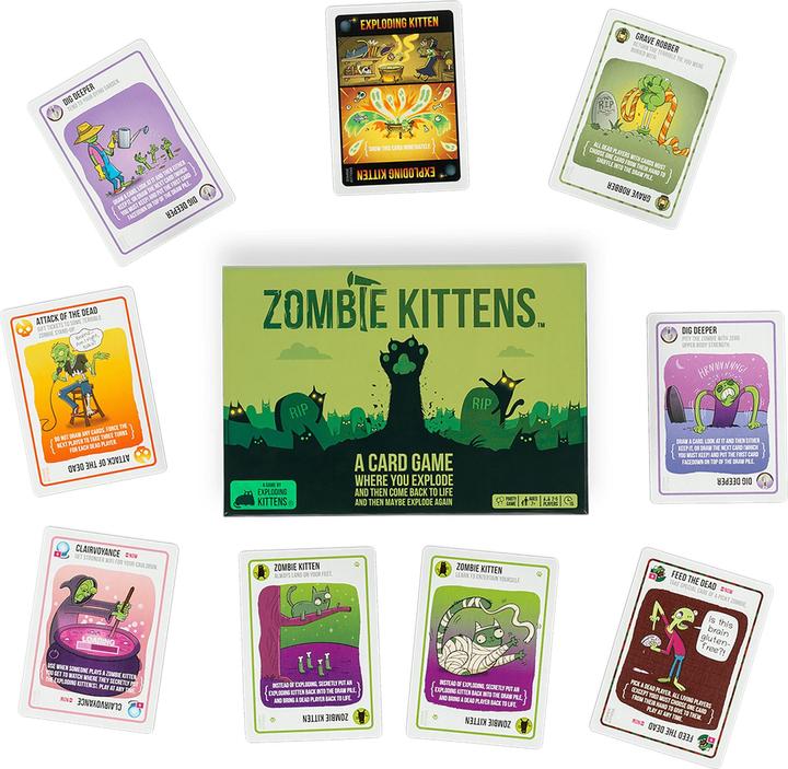 Productafbeelding Asmodée Zombie Kittens - Ed. Italiaans (Italiaans)