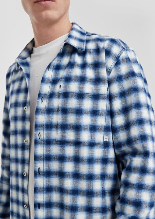 Immagine prodotto s.Oliver Hemd Regular Fit: Kariertes Flanellhemd (M)