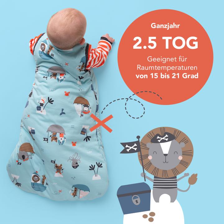 Image du produit Schlummersack Gigoteuse bébé toutes saisons - 2.5 TOG (80 cm, 2.5 TOG, Toute l'année)