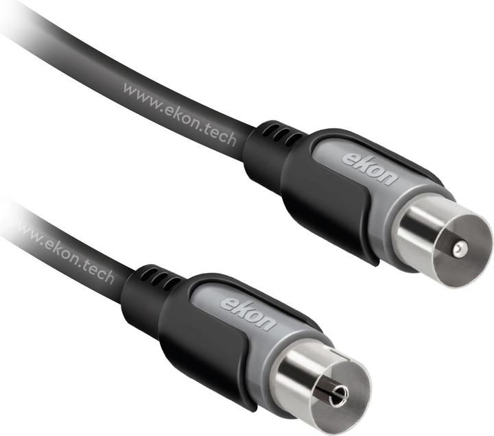 Actual product image Ekon Male antenna / female cable + adapter 75dB (Antenna cable)