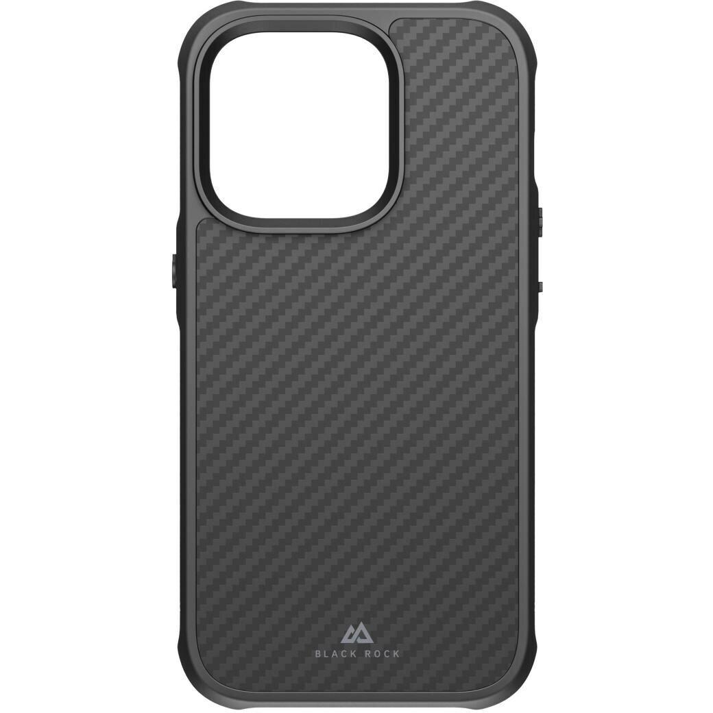Thumbnail - Black Rock Robust Carbon (Apple iPhone 14 Pro), Smartphone Hülle, Schwarz