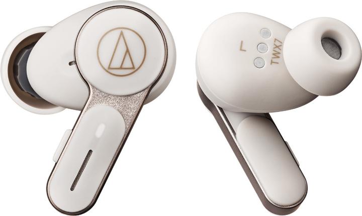 Actual product image Audio-Technica Kompiuterio kolonėlės WIRELESS EARBUDS ATH-TWX7 Baltas (ANC, 6.50 h, Wireless)